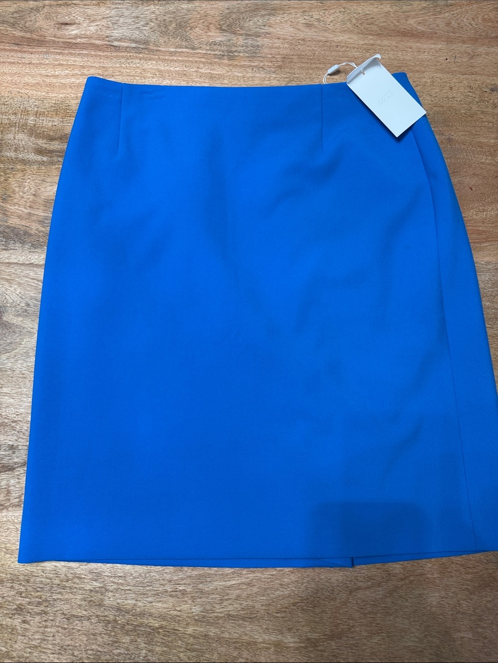 Hugo Boss Royal Blue Pencil Skirt